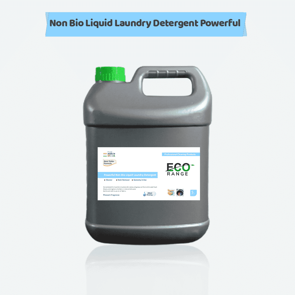 Non Bio Liquid Laundry Detergent Powerful by Eco Range 5L