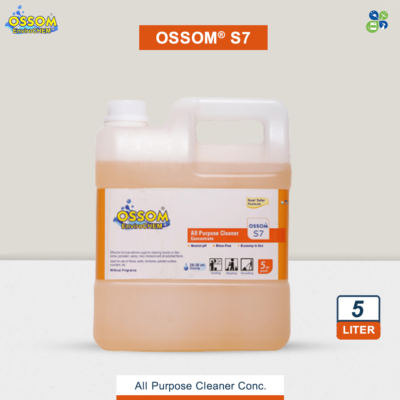 All Purpose Cleaner, Concentrate Tiles Cleaner Ossom S7 5Ltrs Pack at Global Enterprises