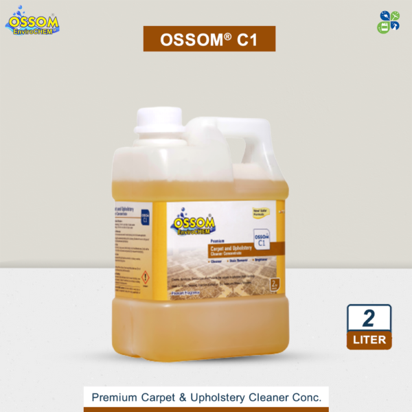 Carpet and Upholstery Cleaner hire Ossom C1 2Ltr Pack by Global Enterprises