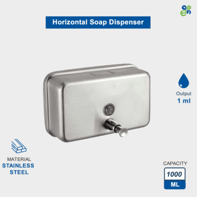 Horizontal Soap Dispenser 1000ml Stainless Steel by Global Enterprises