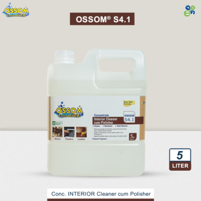 Interior Cleaner Cum Polisher Conc Ossom S4.1 5Ltr Pack at Global Enterprises