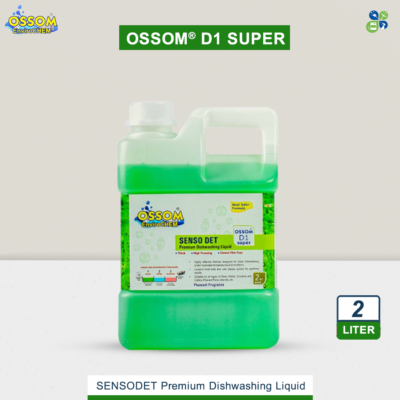Premium Dishwash Liquid Ossom D1 Super SENSODET 2Ltr Pack By Global Enterprises