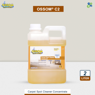 Spot Cleaner Concentrate Carpet Cleaner Ossom C2 2Ltr Pack by Global Enterprises