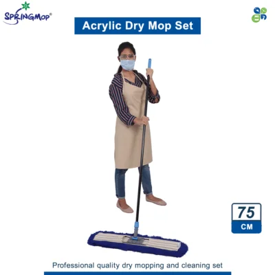 SpringMop Acrylic Dry Mop Set 75cm by Global Enterprises