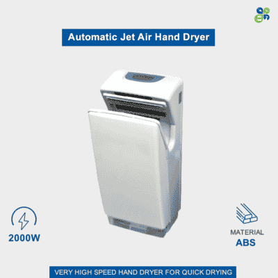 Automatic Jet Air Hand Dryer 2000w by Global Enterprises