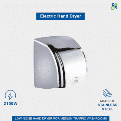 Electric Hand Dryer 2100w Steel Body by Global Enterprises
