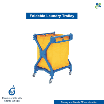 Foldable Laundry Trolley by Global Enterprises