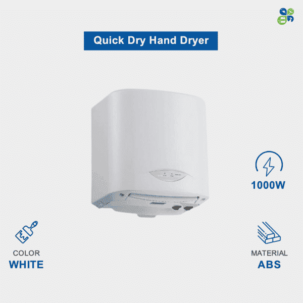 Quick Dry Hand Dryer 1000w by Global Enterprises