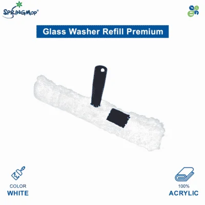 SpringMop Glass Washer Refill Premium White by Global Enterprises