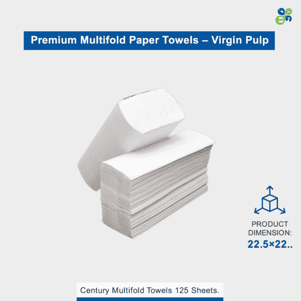 Premium Multifold Paper Towels Virgin Pulp by Global Enterprises
